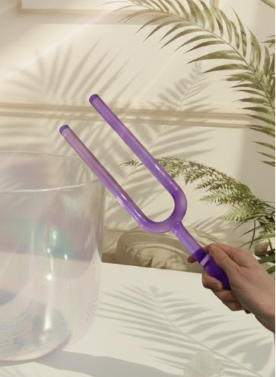 Lady Lilac Crystal Tuning Fork